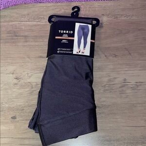 🆕💜 Torrid Dark Charcoal Leggings | Size 1X | New With Tags
